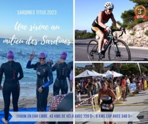 Sandrine Cathala triathlon des sardines Titus 2023