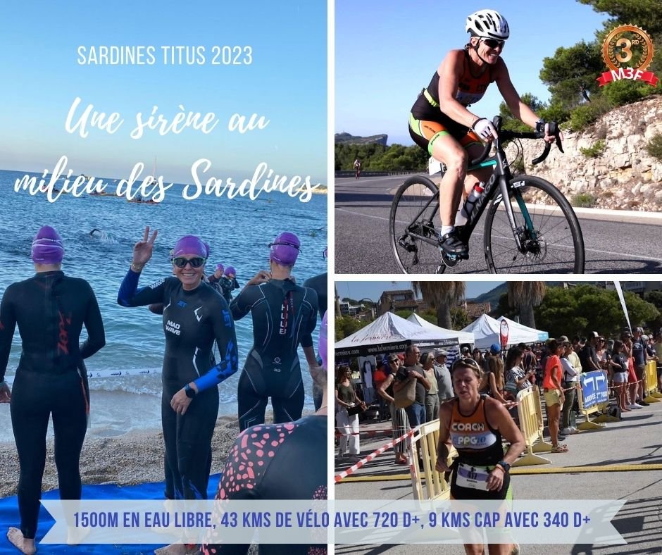 Sandrine Cathala triathlon des sardines Titus 2023
